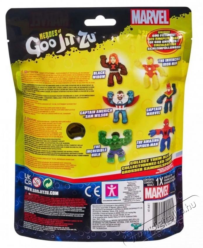 Heroes Of Goo Jit Zu Marvel Black Widow H&aacute;ztart&aacute;s / Otthon / K&uuml;lt&eacute;r - J&aacute;t&eacute;k / Sport - J&aacute;t&eacute;kfigura - 531849