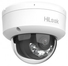 HILOOK IPC-D140HA-LU(2.8mm) /Kültéri/4MP/2,8mm/IR/Láthatófény 30m/IK08/MD 2.0/Smart Hybrid Light PoE IP dóm kamera Háztartás / Otthon / Kültér - Biztonságtechnika - Biztonsági kamera - 508663