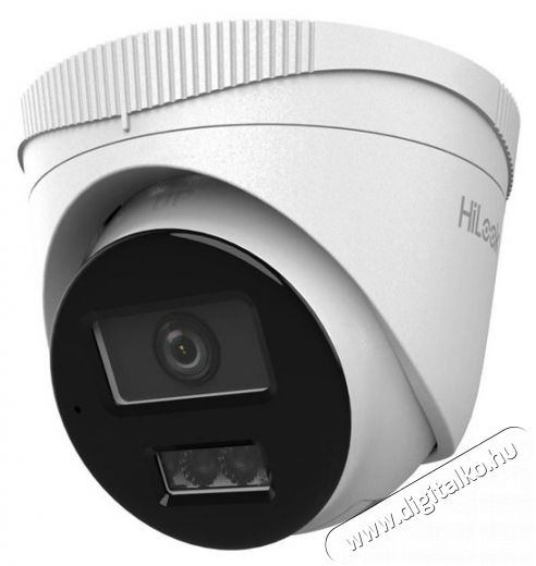 HILOOK IPC-T220HA-LU(2.8mm) /Kültéri/2MP/2,8mm/IR/Láthatófény 30m/DWDR/MD 2.0/Smart Hybrid Light PoE IP turret kamera Háztartás / Otthon / Kültér - Biztonságtechnika - Biztonsági kamera - 508664