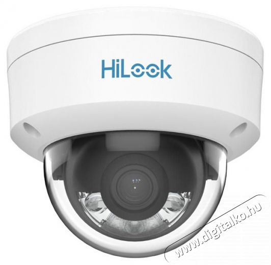 HILOOK IPC-D129HA(2.8mm) /Kültéri/2MP/2,8mm/Láthatófény 30m/DWDR/IK08/MD 2.0/ColorVu PoE IP dóm kamera Háztartás / Otthon / Kültér - Biztonságtechnika - Biztonsági kamera - 508909