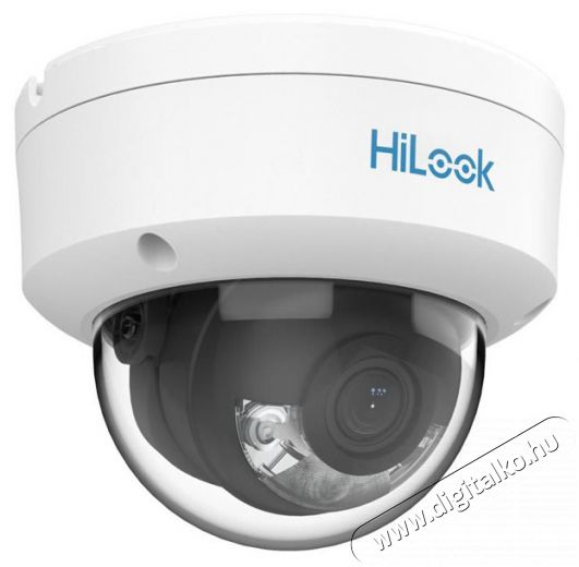 HILOOK IPC-D129HA(2.8mm) /Kültéri/2MP/2,8mm/Láthatófény 30m/DWDR/IK08/MD 2.0/ColorVu PoE IP dóm kamera Háztartás / Otthon / Kültér - Biztonságtechnika - Biztonsági kamera - 508909