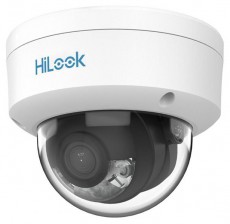 HILOOK IPC-D129HA(2.8mm) /Kültéri/2MP/2,8mm/Láthatófény 30m/DWDR/IK08/MD 2.0/ColorVu PoE IP dóm kamera Háztartás / Otthon / Kültér - Biztonságtechnika - Biztonsági kamera - 508909