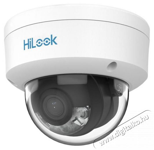 HILOOK IPC-D129HA(2.8mm) /Kültéri/2MP/2,8mm/Láthatófény 30m/DWDR/IK08/MD 2.0/ColorVu PoE IP dóm kamera Háztartás / Otthon / Kültér - Biztonságtechnika - Biztonsági kamera - 508909