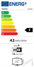 Hisense 40A4BG Full HD Smart televízió Televíziók - LED televízió - 1080p Full HD felbontású - 400975