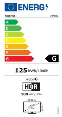 Hisense 70" 70A6BG 4K UHD Smart LED TV Telev&iacute;zi&oacute;k - LED telev&iacute;zi&oacute; - UHD 4K felbont&aacute;s&uacute; - 457328