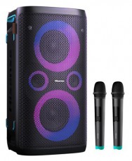 Hisense Party Rocker One fekete Bluetooth hangszóró + mikrofon Audio-Video / Hifi / Multimédia - Hangfal - Hangfalszett - Hálózatról működő vezeték nélküli hangsugárzó - 478840