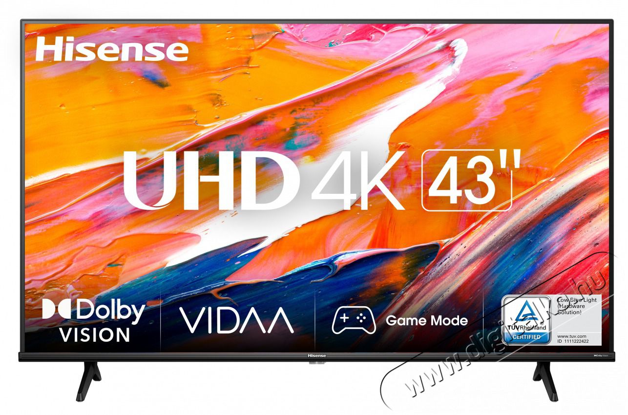 Hisense 43A6K UHD SMART LED TV Telev&iacute;zi&oacute;k - LED telev&iacute;zi&oacute; - UHD 4K felbont&aacute;s&uacute; - 492395