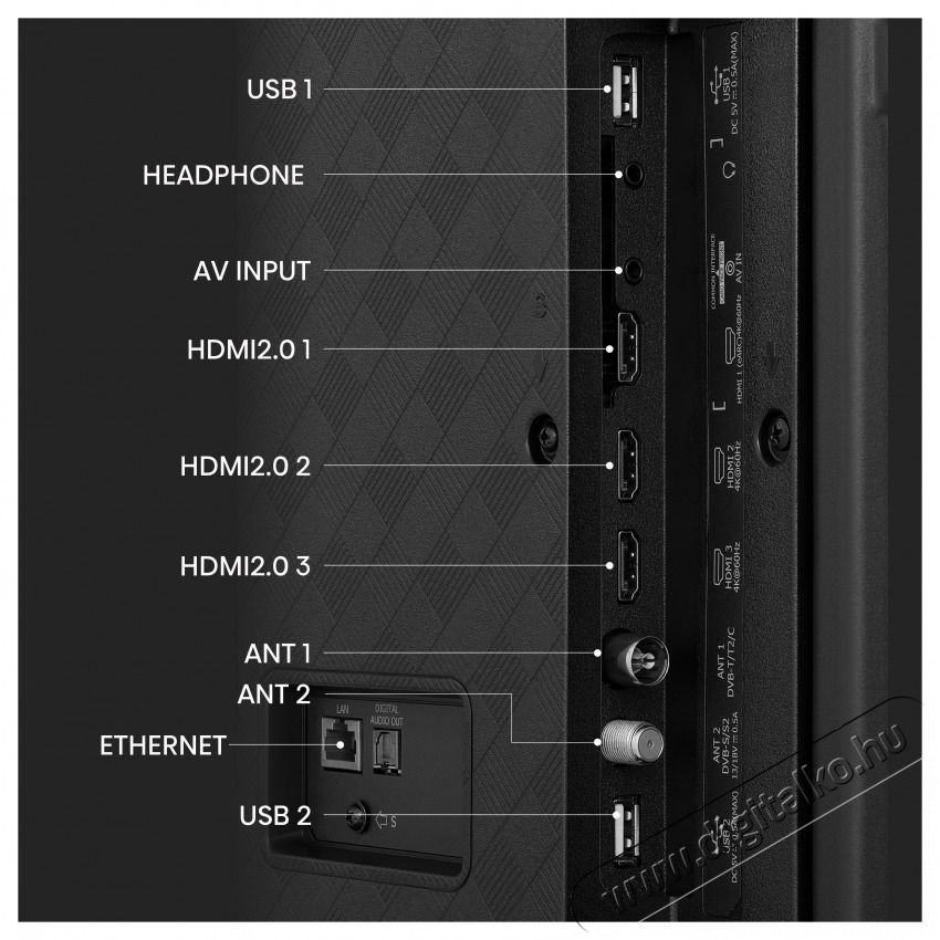 Hisense 43A6K UHD SMART LED TV Telev&iacute;zi&oacute;k - LED telev&iacute;zi&oacute; - UHD 4K felbont&aacute;s&uacute; - 492395