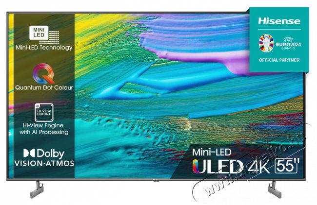 Hisense 55 55U6KQ 4K UHD Smart MiniLED TV Telev&iacute;zi&oacute;k - LED telev&iacute;zi&oacute; - UHD 4K felbont&aacute;s&uacute; - 495874