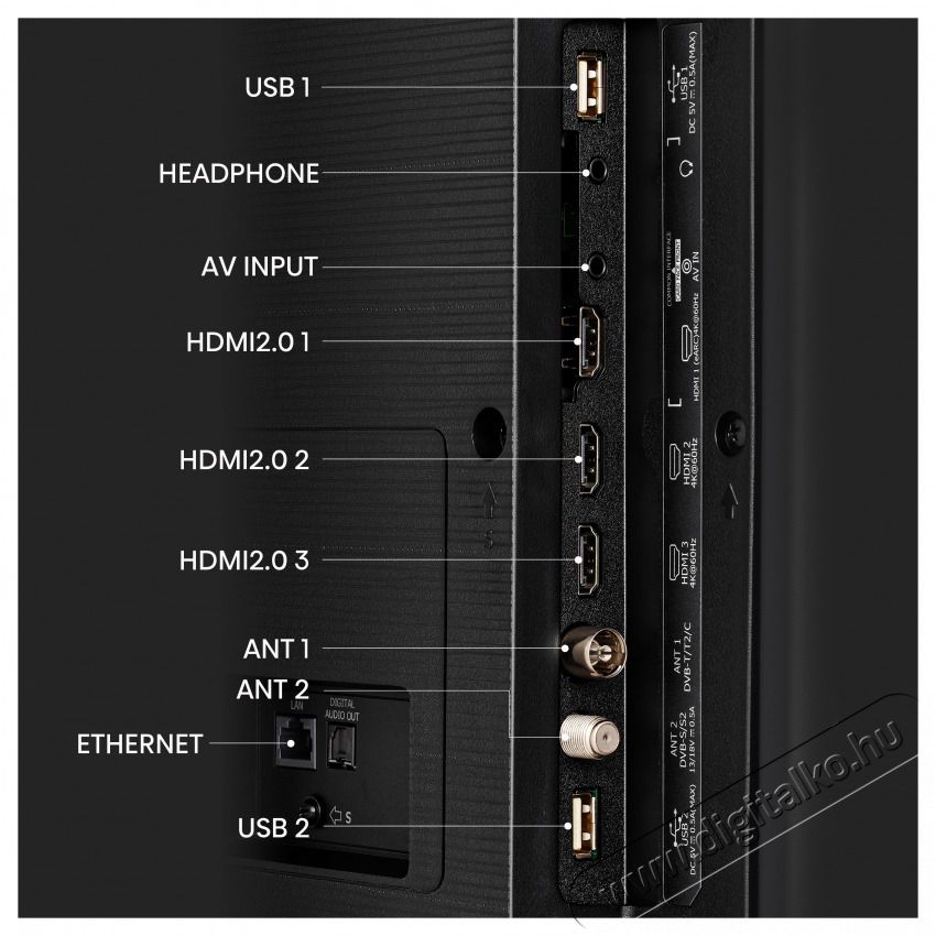 Hisense 55 55U6KQ 4K UHD Smart MiniLED TV Telev&iacute;zi&oacute;k - LED telev&iacute;zi&oacute; - UHD 4K felbont&aacute;s&uacute; - 495874