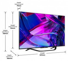 Hisense 55U7KQ UHD SMART MINI-LED TV Televíziók - LED televízió - UHD 4K felbontású - 496413