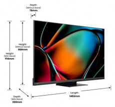 Hisense 65 65U8KQ 4K UHD Smart ULED TV Televíziók - OLED televízió - UHD 4K felbontású - 500199