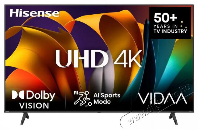 Hisense 55 55A6N 4K UHD Smart LED TV Televíziók - LED televízió - UHD 4K felbontású - 501578