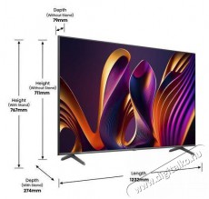 Hisense 55 55E7NQPRO 4K UHD Smart QLED TV Televíziók - OLED televízió - UHD 4K felbontású - 501580