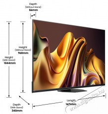 Hisense 75 75U8NQ 4K UHD Smart MiniLED TV Televíziók - LED televízió - UHD 4K felbontású - 501519