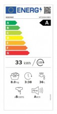 Hisense WF3S8043BB3 MOSÓGÉP ELÖLTÖLTŐS Háztartás / Otthon / Kültér - Mosógép / szárítógép - Elöltöltős normál (60cm-ig) mosógép - 501675
