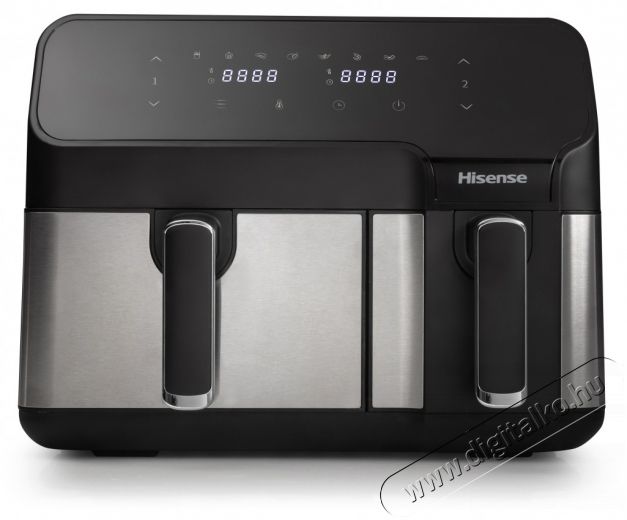 Hisense HAF2900D fekete 5,3/3,3 L forrólevegős sütő Konyhai termékek - Konyhai kisgép (sütés / főzés / hűtés / ételkészítés) - Légkeveréses főzőgép / elektromos kukta / multifunkciós sütő - 503100