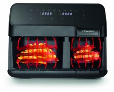 Hisense HAF2900D fekete 5,3/3,3 L forrólevegős sütő Konyhai termékek - Konyhai kisgép (sütés / főzés / hűtés / ételkészítés) - Légkeveréses főzőgép / elektromos kukta / multifunkciós sütő - 503100
