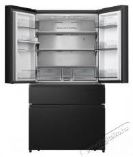 Hisense RF749N4SWFE Konyhai termékek - Hűtő, fagyasztó (szabadonálló) - Amerikai típusú Side By Side hűtő - 504477