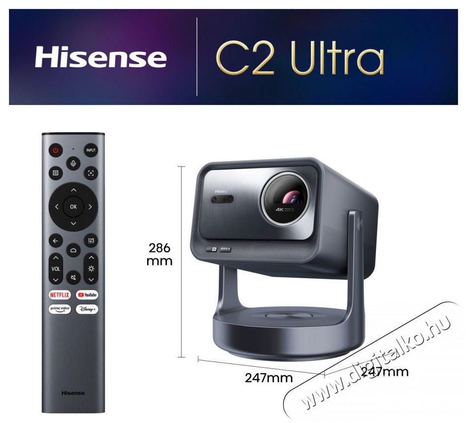 Hisense C2 ULTRA Telev&iacute;zi&oacute;k - Kivet&iacute;tő - Kivet&iacute;tő - 506437