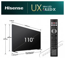 Hisense 110UXNQ Telev&iacute;zi&oacute;k - LED telev&iacute;zi&oacute; - UHD 4K felbont&aacute;s&uacute; - 505851