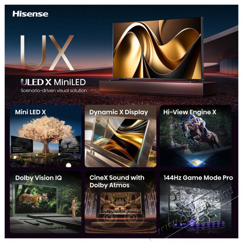 Hisense 110UXNQ Telev&iacute;zi&oacute;k - LED telev&iacute;zi&oacute; - UHD 4K felbont&aacute;s&uacute; - 505851