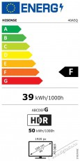 Hisense 40A5Q Televíziók - LED televízió - 1080p Full HD felbontású - 505848