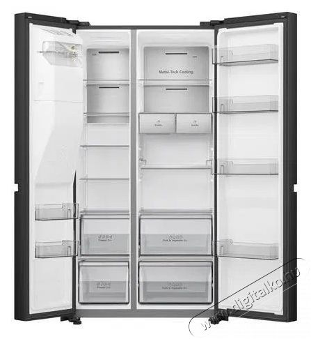 Hisense RS818N4IFD Konyhai term&eacute;kek - Hűtő, fagyaszt&oacute; (szabadon&aacute;ll&oacute;) - Amerikai t&iacute;pus&uacute; Side By Side hűtő - 509603