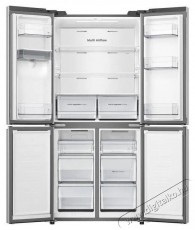 Hisense RQ5P470SMIE Konyhai termékek - Hűtő, fagyasztó (szabadonálló) - Amerikai típusú Side By Side hűtő - 509359