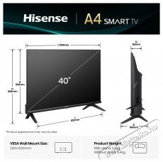 Hisense 40A4Q Televíziók - LCD televízió - 511961
