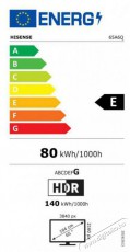 Hisense 65A6Q Telev&iacute;zi&oacute;k - LED telev&iacute;zi&oacute; - UHD 4K felbont&aacute;s&uacute; - 511969