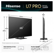 Hisense 65U7Q PRO Televíziók - LED televízió - UHD 4K felbontású - 511957