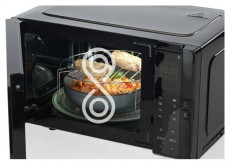 Hisense H25MOBS4HGI 900W 25L fekete mikrohullámú sütő Konyhai termékek - Mikrohullámú sütő - Mikrohullámú sütő (szabadonálló) - 513792