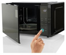 Hisense H25MOBS4HGI 900W 25L fekete mikrohullámú sütő Konyhai termékek - Mikrohullámú sütő - Mikrohullámú sütő (szabadonálló) - 513792