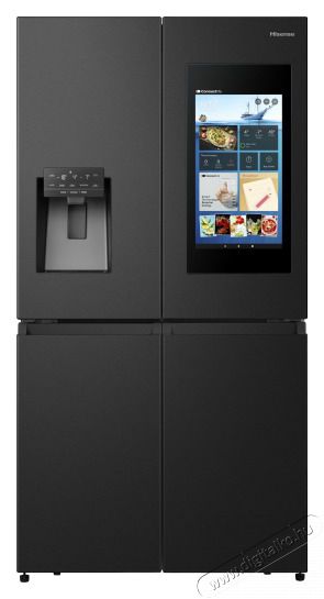 Hisense RQ760N4IFE fekete, n&eacute;gyajt&oacute;s, Hűtő:345L, Fagyaszt&oacute;:188L, Total No frost hűtőszekr&eacute;ny Konyhai term&eacute;kek - Hűtő, fagyaszt&oacute; (szabadon&aacute;ll&oacute;) - Szivart&aacute;rol&oacute; hűtőszekr&eacute;ny - 514000