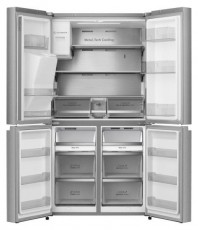 Hisense RQ760N4SASE sz&uuml;rke, n&eacute;gyajt&oacute;s, Hűtő:352L, Fagyaszt&oacute;:232L, Total No frost hűtőszekr&eacute;ny Konyhai term&eacute;kek - Hűtő, fagyaszt&oacute; (szabadon&aacute;ll&oacute;) - Amerikai t&iacute;pus&uacute; Side By Side hűtő - 514002