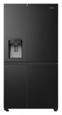 Hisense RS818N4TFC fekete, Side-by-Side, Hűtő:417L, Fagyaszt&oacute;:215L, Total No frost hűtőszekr&eacute;ny Konyhai term&eacute;kek - Hűtő, fagyaszt&oacute; (szabadon&aacute;ll&oacute;) - Amerikai t&iacute;pus&uacute; Side By Side hűtő - 514005