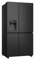 Hisense RS818N4TFE fekete, Side-by-Side, Hűtő:417L, Fagyaszt&oacute;:215L, Total No frost hűtőszekr&eacute;ny Konyhai term&eacute;kek - Hűtő, fagyaszt&oacute; (szabadon&aacute;ll&oacute;) - Amerikai t&iacute;pus&uacute; Side By Side hűtő - 514007