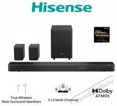 Hisense AX5125H Audio-Video / Hifi / Multimédia - Hangprojektor / soundbar - Mélyládával - 522949