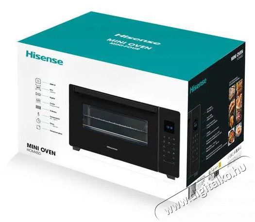 Hisense HOM45D Konyhai kisg&eacute;p (s&uuml;t&eacute;s / főz&eacute;s / hűt&eacute;s / &eacute;telk&eacute;sz&iacute;t&eacute;s) Konyhai term&eacute;kek - S&uuml;tő-főzőlap, tűzhely (szabadon&aacute;ll&oacute;) - Mini s&uuml;tő / mini grill / mini konyha - 522947