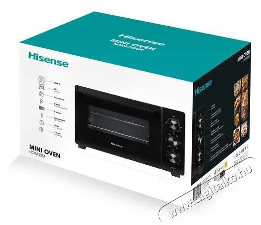 Hisense HOM30M Konyhai term&eacute;kek - S&uuml;tő-főzőlap, tűzhely (szabadon&aacute;ll&oacute;) - Mini s&uuml;tő / mini grill / mini konyha - 522943
