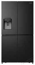 Hisense RQ7P522STFE Amerikai típusú Side By Side hűtő Konyhai termékek - Hűtő, fagyasztó (szabadonálló) - Amerikai típusú Side By Side hűtő - 527307