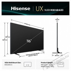 Hisense 116UXQ Telev&iacute;zi&oacute; Telev&iacute;zi&oacute;k - LED telev&iacute;zi&oacute; - UHD 4K felbont&aacute;s&uacute; - 529521