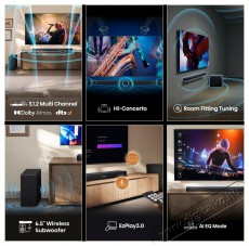 Hisense AX3120Q hangprojektor Audio-Video / Hifi / Multimédia - Hangprojektor / soundbar - Mélyládával - 530514