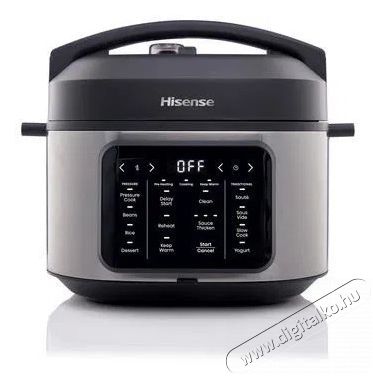 Hisense HMC6SBK multifunkci&oacute;s főzőed&eacute;ny Konyhai term&eacute;kek - Konyhai kisg&eacute;p (s&uuml;t&eacute;s / főz&eacute;s / hűt&eacute;s / &eacute;telk&eacute;sz&iacute;t&eacute;s) - L&eacute;gkever&eacute;ses főzőg&eacute;p / elektromos kukta / multifunkci&oacute;s s&uuml;tő - 530699