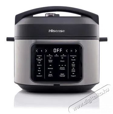 Hisense HMC6SBK multifunkci&oacute;s főzőed&eacute;ny Konyhai term&eacute;kek - Konyhai kisg&eacute;p (s&uuml;t&eacute;s / főz&eacute;s / hűt&eacute;s / &eacute;telk&eacute;sz&iacute;t&eacute;s) - L&eacute;gkever&eacute;ses főzőg&eacute;p / elektromos kukta / multifunkci&oacute;s s&uuml;tő - 530699