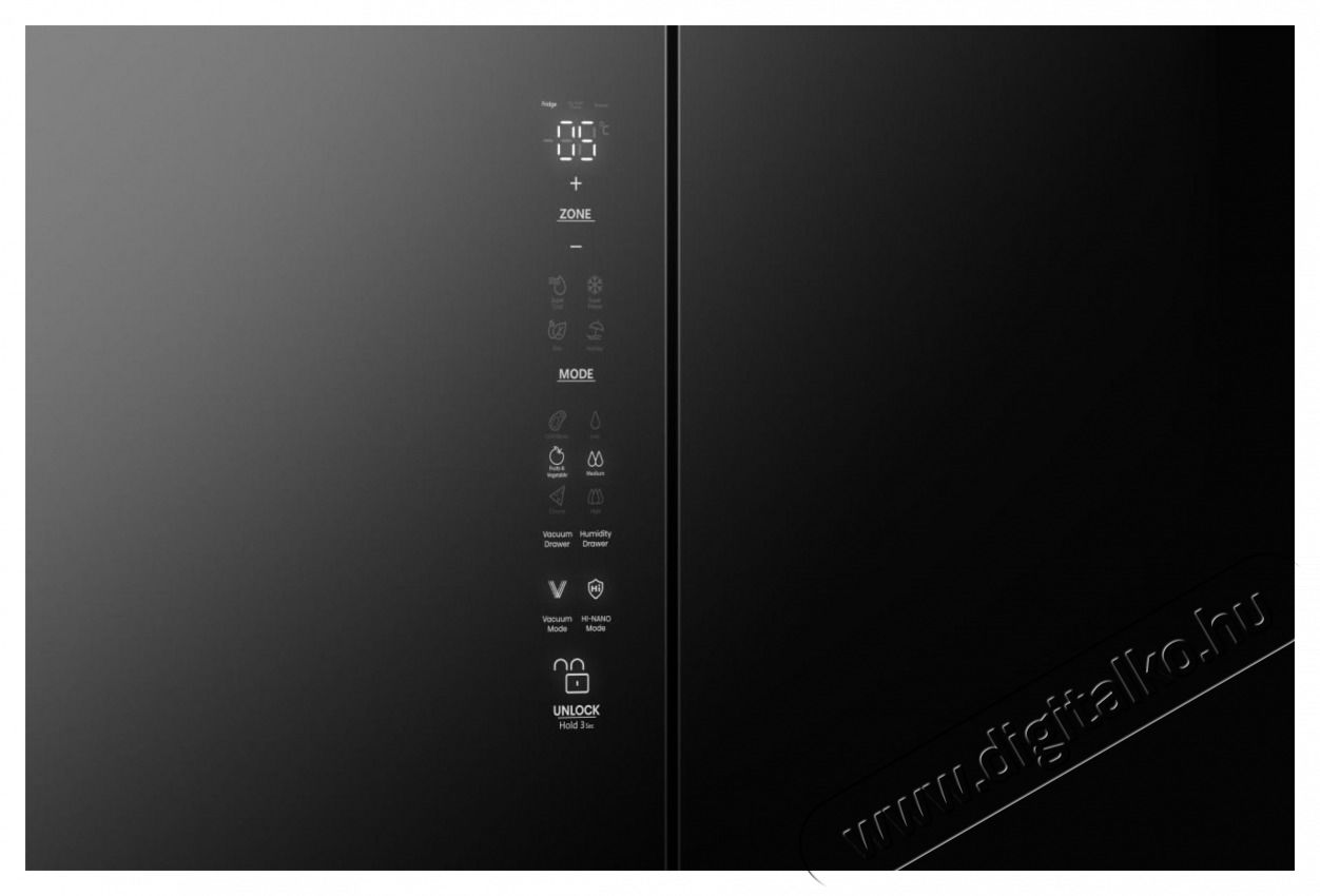 Hisense Hisense RQ768N4GBE Multidoor hűtő Konyhai term&eacute;kek - Hűtő, fagyaszt&oacute; (szabadon&aacute;ll&oacute;) - Amerikai t&iacute;pus&uacute; Side By Side hűtő - 532885