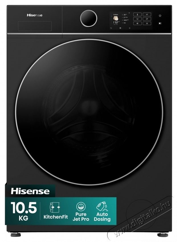 Hisense Hisense WF5i1045BBQ Mos&oacute;g&eacute;p H&aacute;ztart&aacute;s / Otthon / K&uuml;lt&eacute;r - Mos&oacute;g&eacute;p / sz&aacute;r&iacute;t&oacute;g&eacute;p - El&ouml;lt&ouml;ltős norm&aacute;l (60cm-ig) mos&oacute;g&eacute;p - 532890