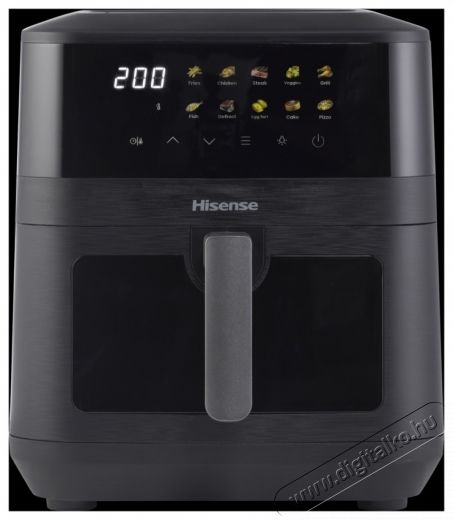 Hisense HAF2100DCD Air Fryer Konyhai term&eacute;kek - Konyhai kisg&eacute;p (s&uuml;t&eacute;s / főz&eacute;s / hűt&eacute;s / &eacute;telk&eacute;sz&iacute;t&eacute;s) - L&eacute;gkever&eacute;ses főzőg&eacute;p / elektromos kukta / multifunkci&oacute;s s&uuml;tő - 532915