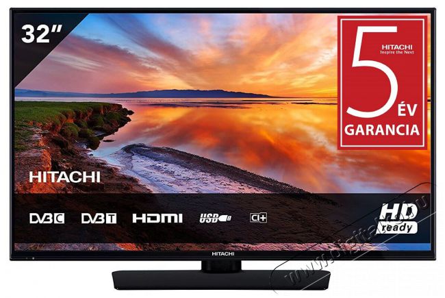 Hitachi 32HB4C01 HD Ready LED televízió Televíziók - LED televízió - 720p HD Ready felbontású - 338026